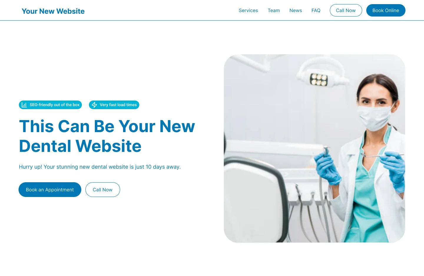 This can be your new dental website